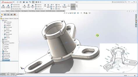 Solidworks Tutorial For Beginners Exercise 1 Solidworks Youtube