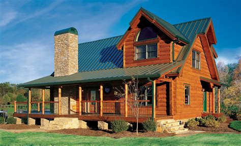 Mountainview Natural Element Homes Log Home Cottage Plan Cabin
