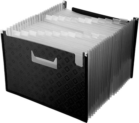 Expanding File Folder 24 Pockets Expandable Accordion File Organizer