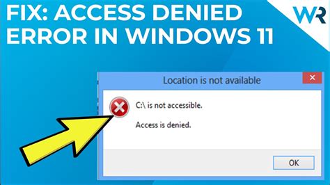 Getting The Access Denied Windows Error Try These Fixes Youtube