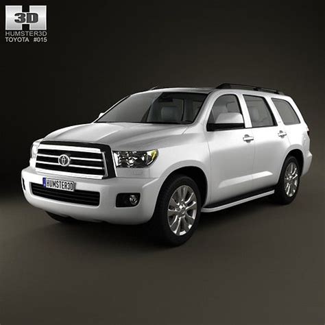 Toyota Sequoia 2011 3d Model Cgtrader