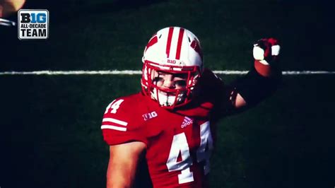 Btnalldecade Team Selection Wisconsin Lb Chris Borland Big Ten