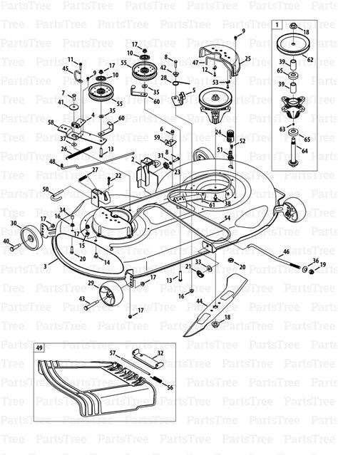 John Deere L100 Deck Belt Diagram