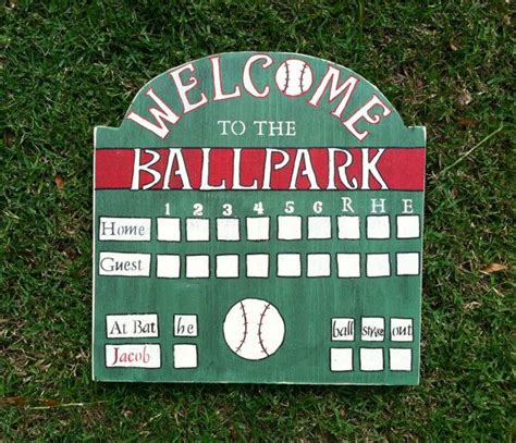 Small Antiqued Baseball Scoreboard By Theblueeyedbutterfly On Etsy 30