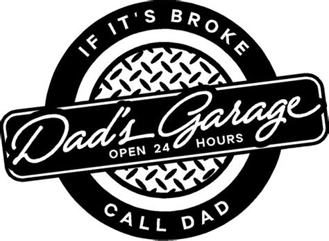 Dads Garage Decal Removable Garage Wall Sticker Lettering Etsy