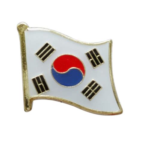 South Korea Flag Lapel Pin Camouflageca