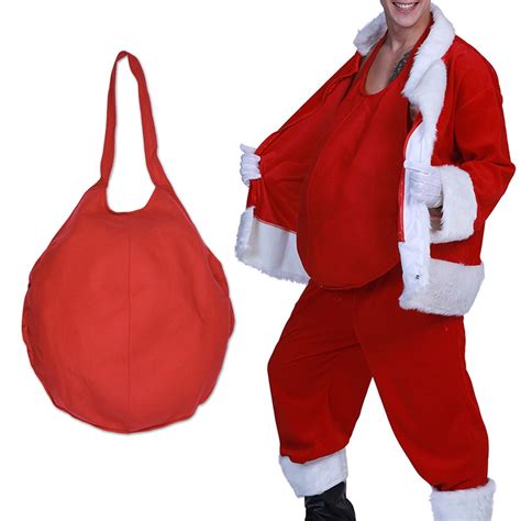 Travelwant Santa Belly Accessory Fake Padded Santa Belly Stuffed Santa Belly Santa Claus Costume
