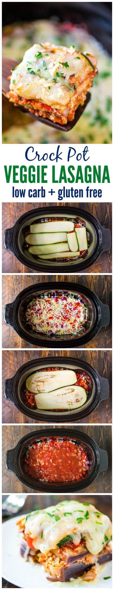 If your dog needs to. Delicious Crock Pot Low Carb Lasagna made with zucchini ...