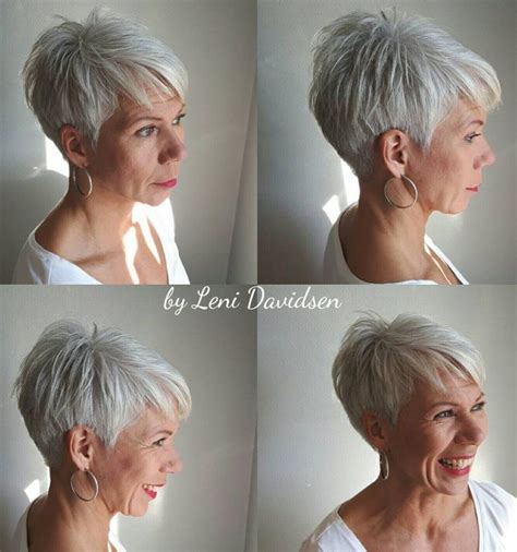 18 Sensational Pixie Cuts For Grey Hair Over 60