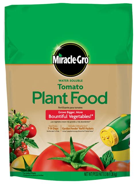 Miracle Gro Water Soluble Tomato Plant Food And Fertilizer Miracle Gro