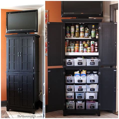 But not when what you especially note the space around the stand mixer in the photo above. Instant DIY Pantry Cabinet