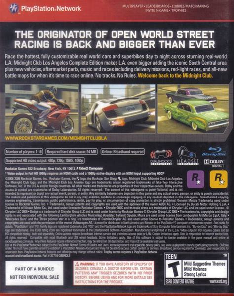 Midnight Club Los Angeles Complete Edition Gameplanet