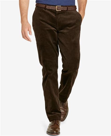 Polo Ralph Lauren Mens Big And Tall Stretch Classic Fit Corduroy Pants