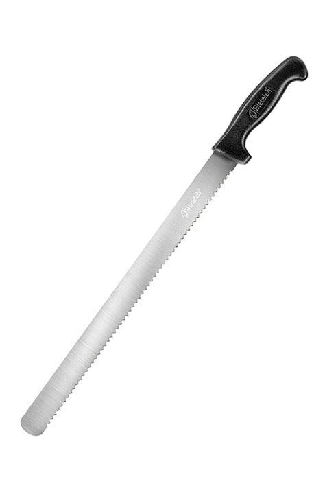 Buy Bleteleh Slicing Knife Serrated Edge 15 Inch Blade Black Handle