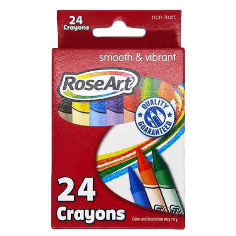 Rose Art Crayons 24 Crayons Bel Air Store Limited