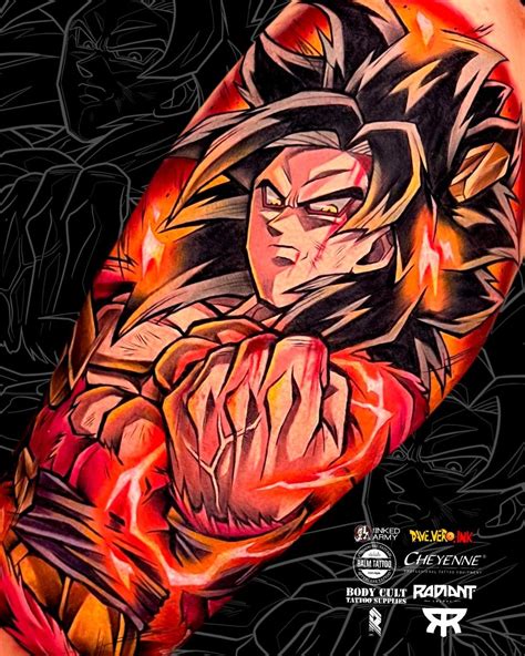 Goku Ssj4 From Dragonball K Tatuajes De