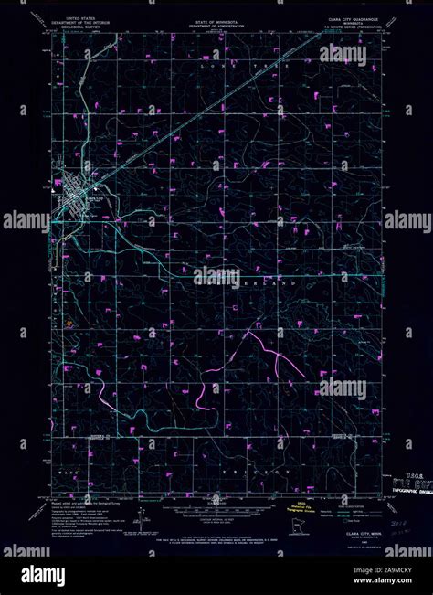 Map Of Clara City Hi Res Stock Photography And Images Alamy