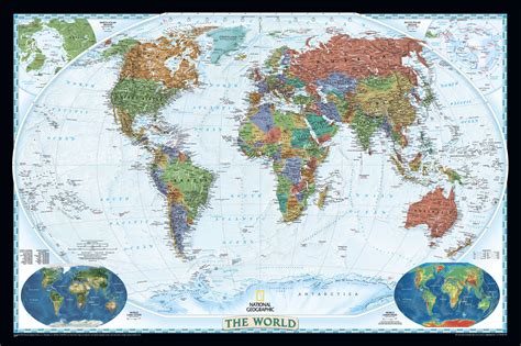 World Decorator Map By National Geographic Shop Mapworld