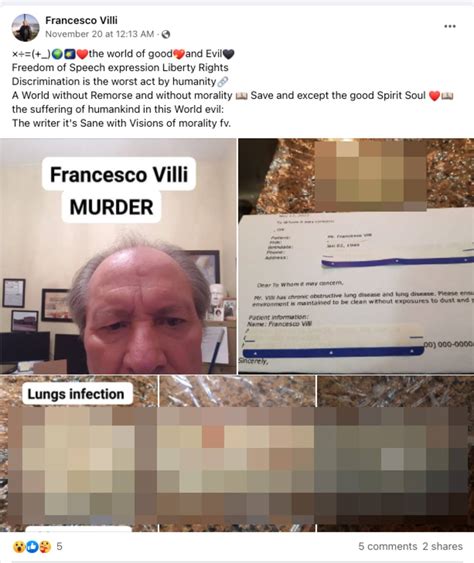 Vaughan Shooting Suspect Francesco Villi Had Some Disturbing Social