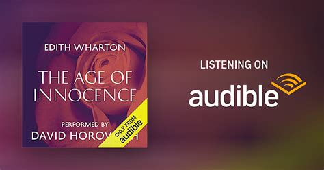 The Age Of Innocence By Edith Wharton Audiobook Uk