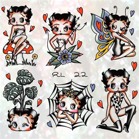 Betty Boop Flash Betty Boop Tattoos Betty Boop Art Tattoo Design