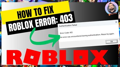How To Fix Roblox Error Authentication Failed An Error Was Encountered During Authentication