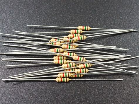 resistor 1 5k ohm 5 1 4w 25 pack protosupplies