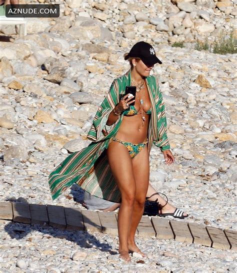 Rita Ora Enjoying A Refreshing Dip In The Sea While On Her Summer