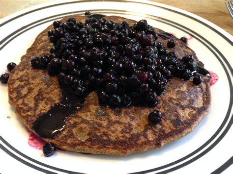 Banana Buckwheat Flax Pancakes With Pecans Veggies For Dinner