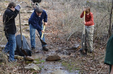 Boy Scout Project Improves Corps Mossy Bluff Hiking Trail Little