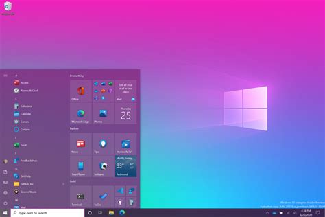 New Windows 10 Start Menu Design Official Plus Other Ui Tweaks In The