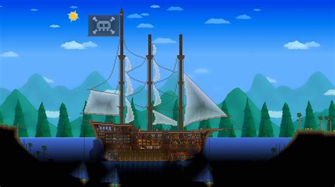 Just Finished My Pirate Ship Complete With Sails Captains Quarters