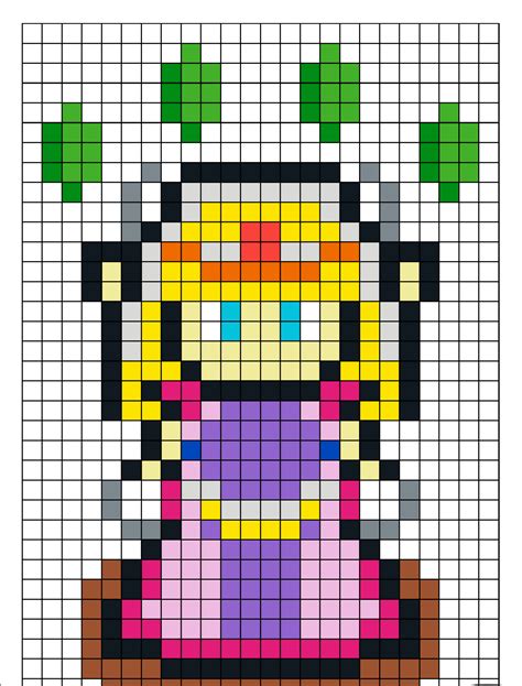 Pixel Art Princesse Zelda Téléchargement De Modèle Gratuit