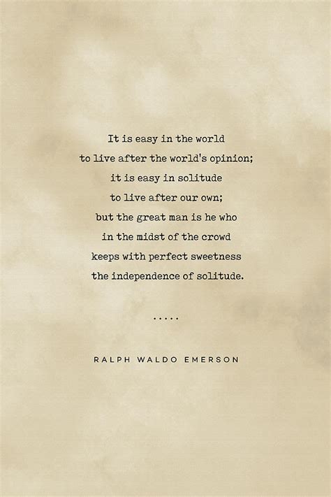 Fear defeats more people than any other one thing in the world. Ralph Waldo Emerson Quote 03 - Typewriter quote on Old ...
