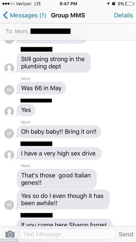 Daughter Is Left Mortified As Her Mum Sex Chats Her Lover In Group Message Daily Mail Online