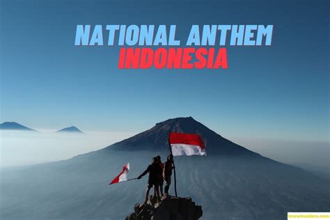 Indonesian National Anthem English Translation Original Lyrics And
