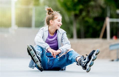 Girl Roller Skater Stock Image Image Of Skating Leisure 265269261