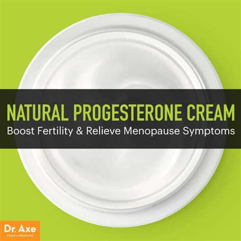 Natural Progesterone Cream Boost Fertility Dr Axe