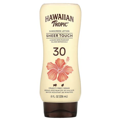 Hawaiian Tropic Sheer Touch Sunscreen Lotion Spf Fl Oz Ml