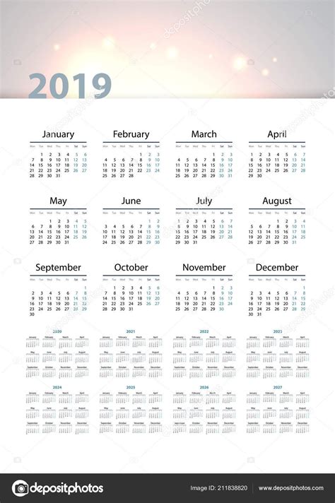 2021 2022 2023 Downloadable Calendar Ten Free Printable Calendar 2021