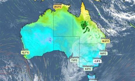 Icy Cold Blast Strikes Australia And Even More Rain Coming Heres How