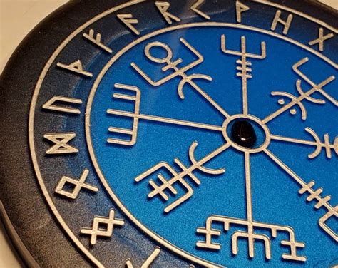 Vegvisir Norse Viking Compass Runic Etsy