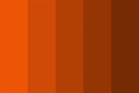 Kasaandra Orange Shades Color Palette Dark Color Palette Orange