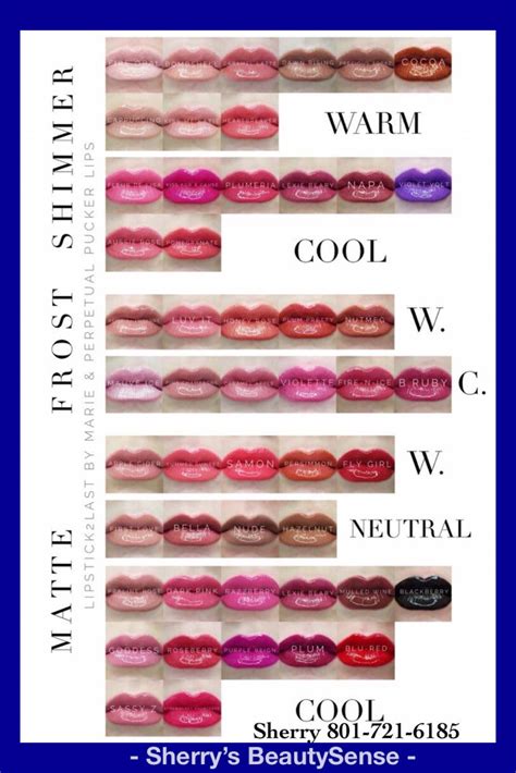 Lip Blushing Color Chart Gwyneth Neuman
