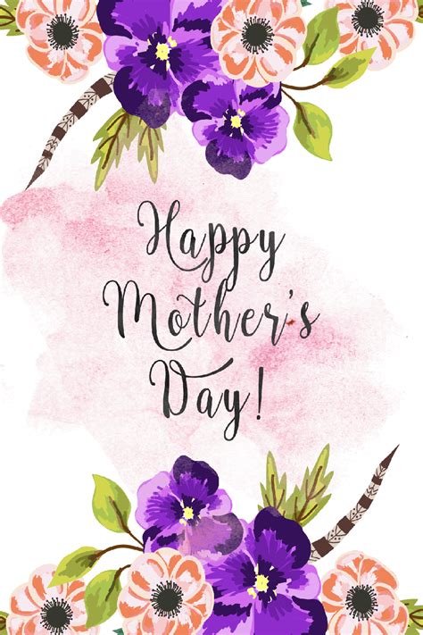 Free Printable Mothers Day Cards For Sister