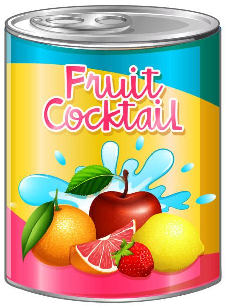 Canned Fruit Illustrations Royalty Free Vector Graphics