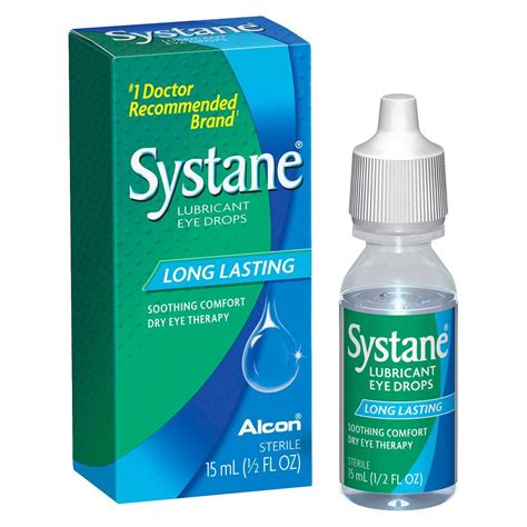 Systane Long Eyes Lubricant Eye Drops For Dry Eyes Symptoms 15ml 051