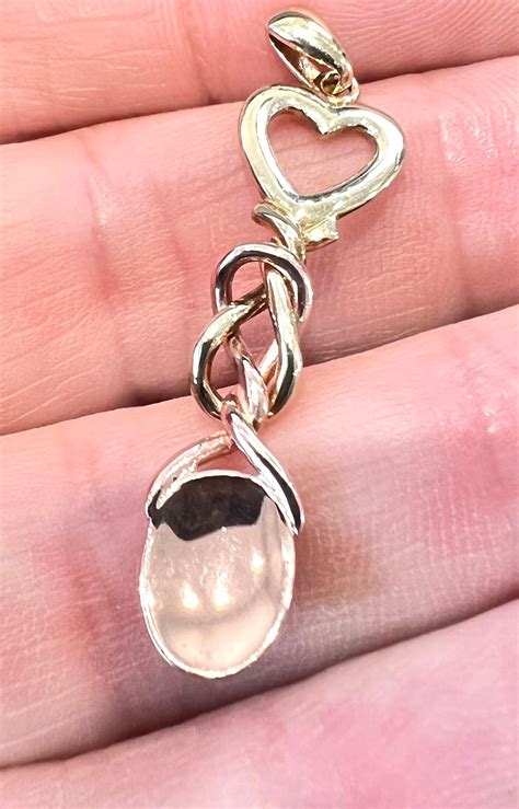 Clogau Gold Of Royalty Rare Welsh 9ct Yellow And Rose Gold Lovespoon