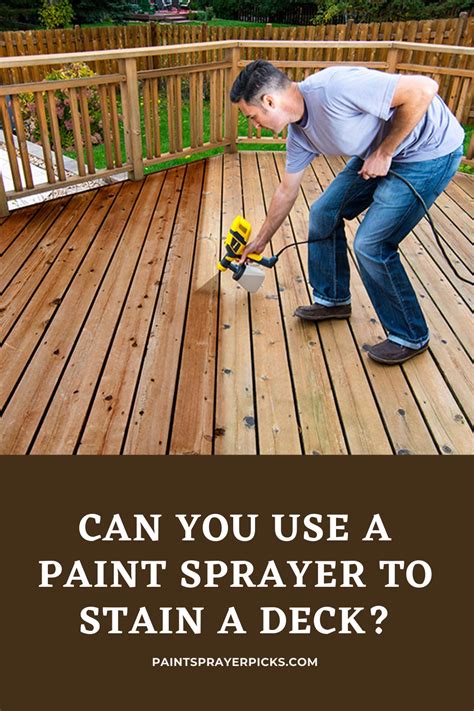 May 28, 2019 · this is the first time i used a spray painter to do a project. Can You Use A Paint Sprayer To Stain A Deck? in 2020 ...