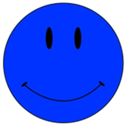 Smiley Face. A blue Smiley! | Smiley face, Smiley, Funny faces